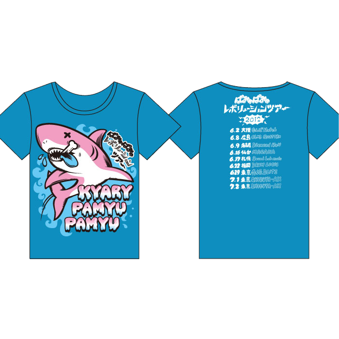 【Tour Merchandise】T12-005<br>Tour T-shirt Blue（XS , S , M , L）