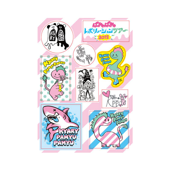 【Tour Merchandise】T12-003<br>Stickers (A4 Size)
