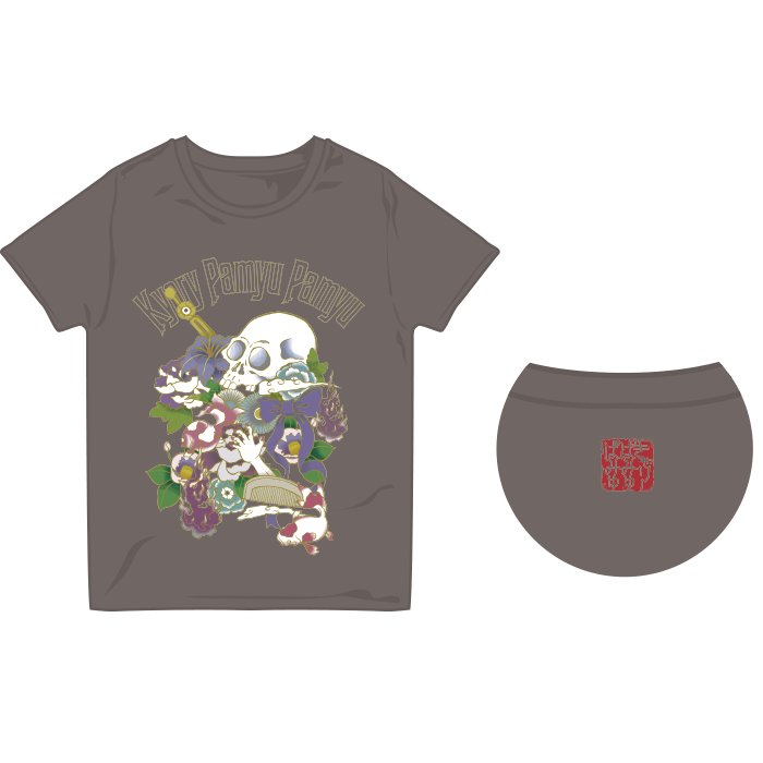 【FES GOODS】16SU-004<br>きゃりー和柄Tシャツ（S、M、L）