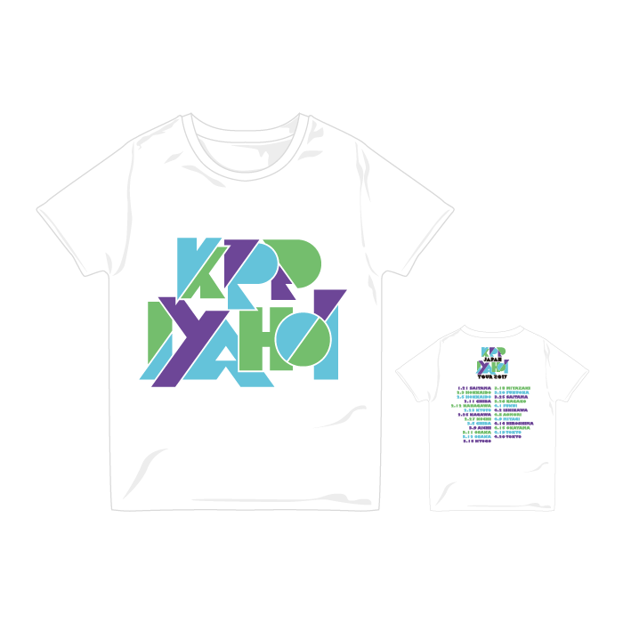 【IYAHOI】KIH-002<br>KIYAHOI T-Shirts　ホワイト（XS、S、M、L、XL）