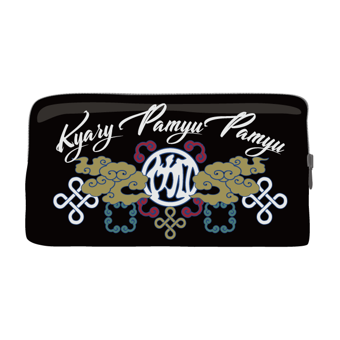 【KYARY BRAND】KP4-002<br>ベロア刺繍ポーチ